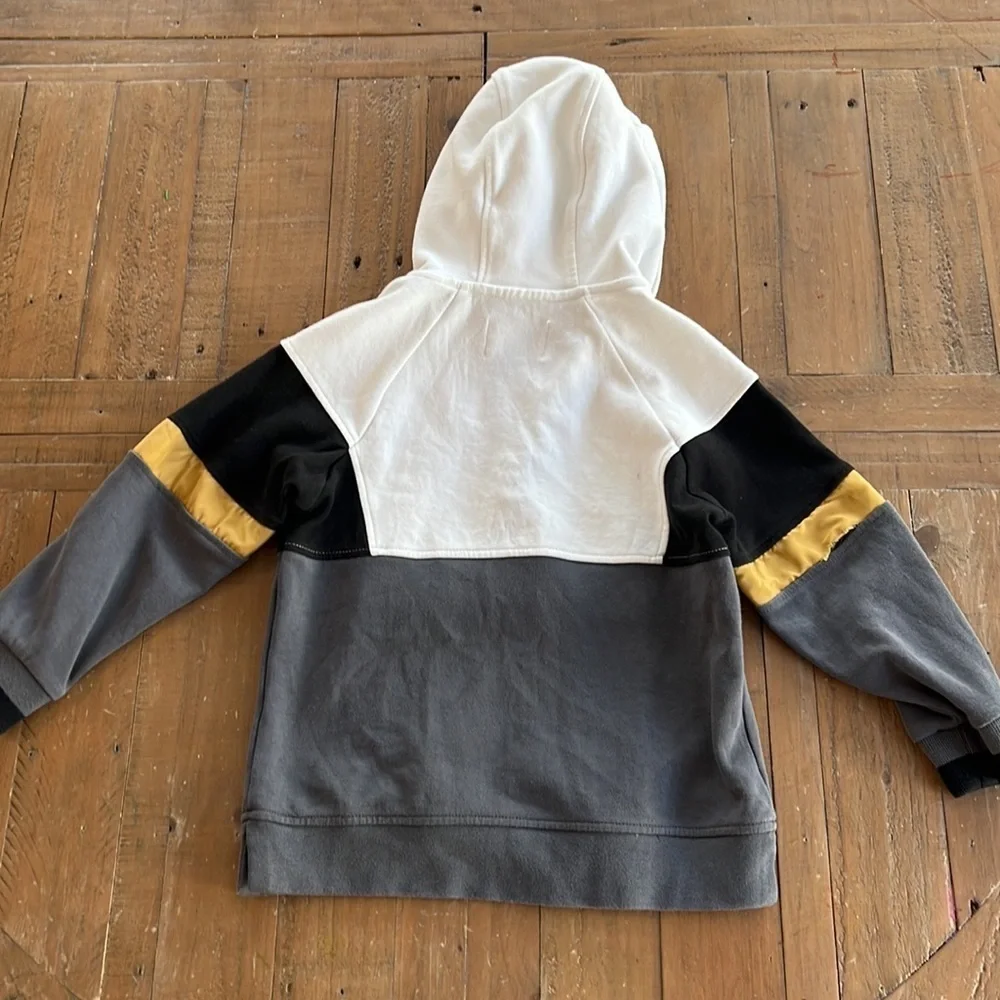 Zara one step further color block hoodie